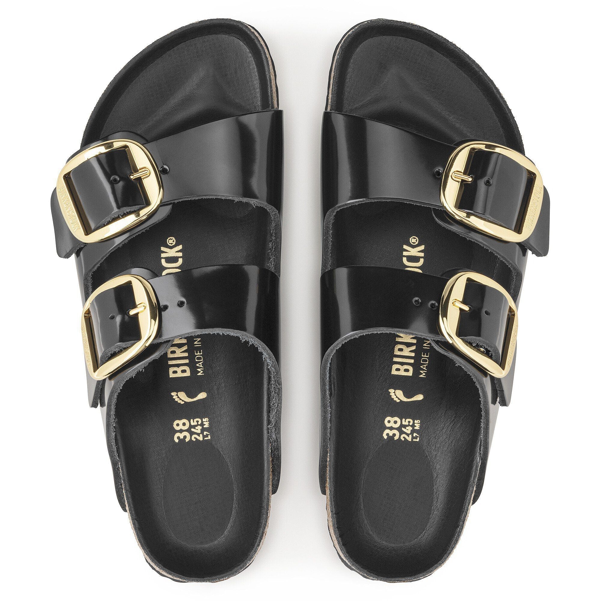 Arizona Big Buckle | High-Shine Patent Leather | Black - Image 4