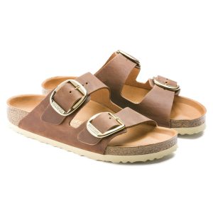 Arizona Big Buckle | Oiled Leather | Cognac