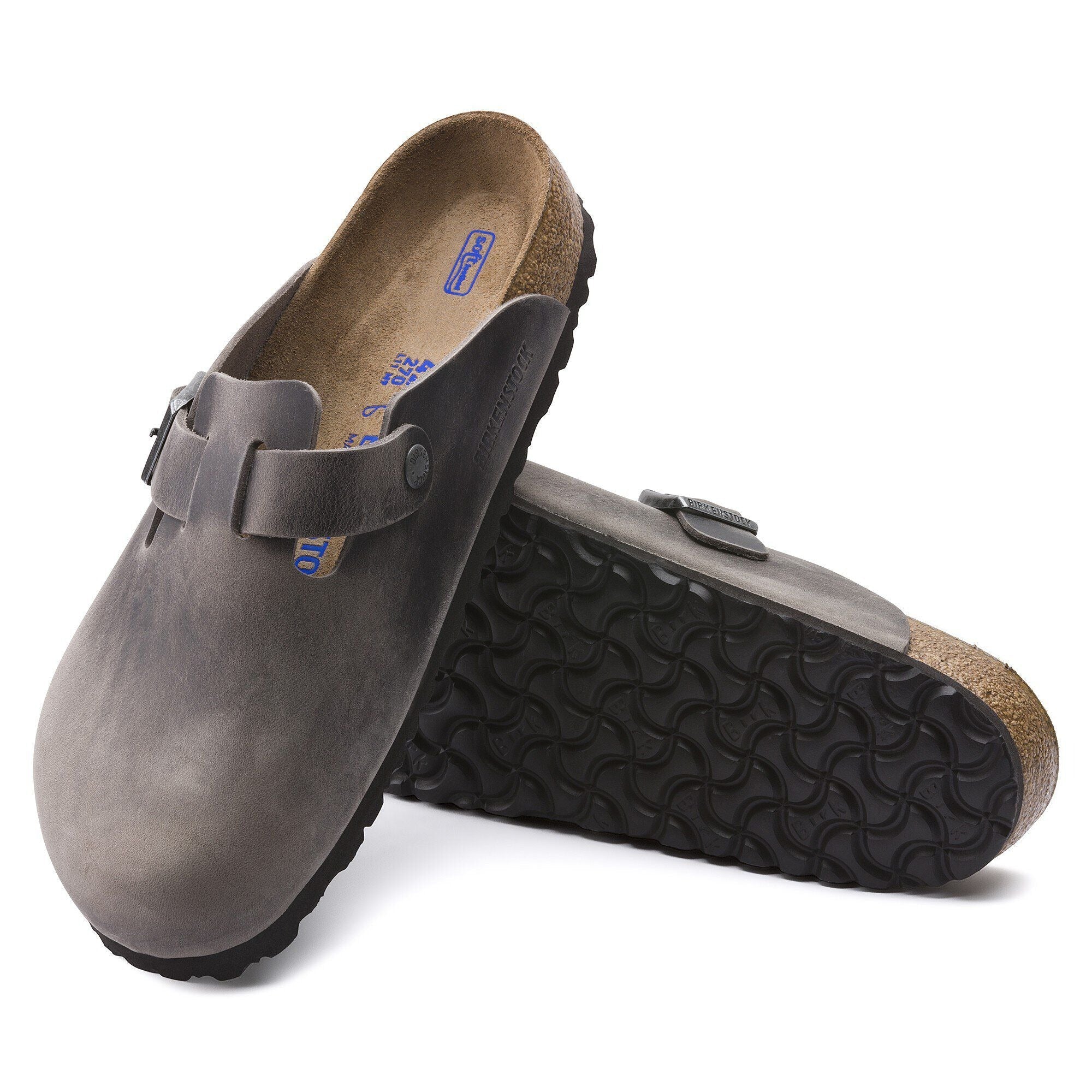 Boston Soft Footbed | Oiled Leather | Iron - Image 6