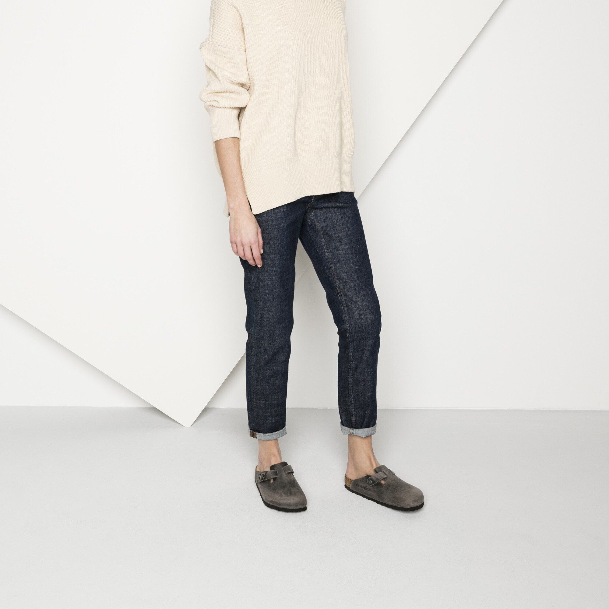 Boston Soft Footbed | Oiled Leather | Iron - Image 2