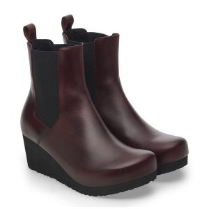 Ebba Slip On | Leather | Zinfandel